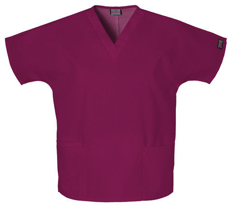 V-neck Tunic with Front Pockets (4700-VVR, PLA, ARB)