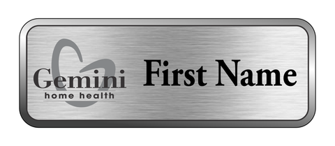 Gemini Home Health - Line Name Badge