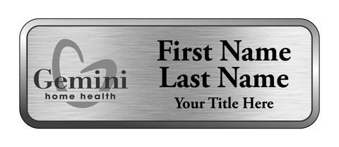 Gemini Home Health - Executive Name Badge