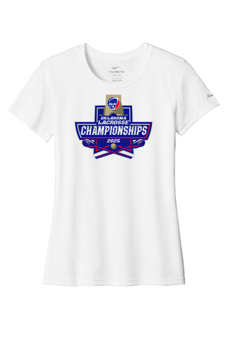 WHITE OLA Championships Nike Women's Swoosh Sleeve rLegend Tee (NKDX8734) (Copy)