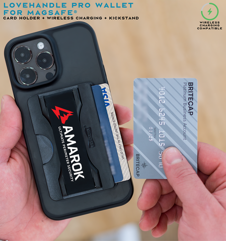 AMAROK - LoveHandle PRO Wallet for MagSafe w/ Kickstand