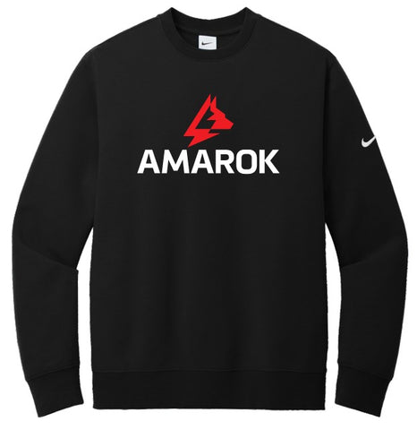 AMAROK - NKFD9863 Nike Club Fleece Sleeve Swoosh Crew