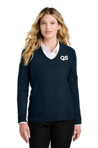 QualServ - Port Authority® Ladies V-Neck Sweater (LSW2850)