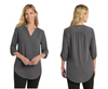 Action Seating - LW701 Port Authority® Women's 3/4-Sleeve Tunic Blouse