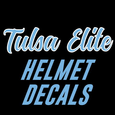 Tulsa Elite- Helmet Decal Sheet