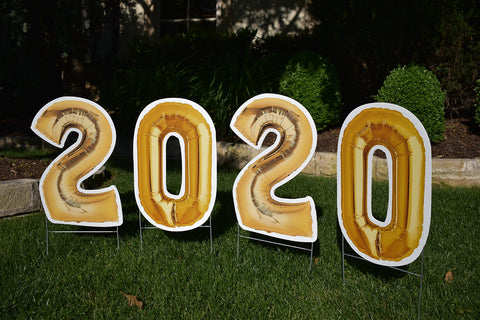 Graduation - 2020 Gold Balloons