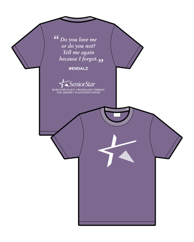 Senior Star - Walk To End Alzheimer's T-Shirt