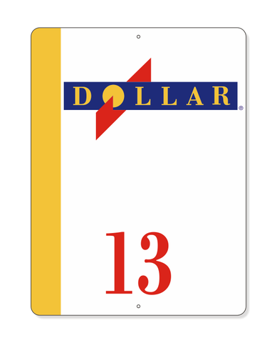 Dollar 18" x 24" Parking Stall Sign (BA-25)
