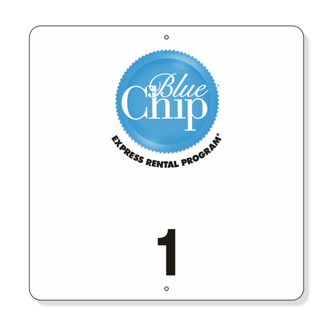 Bluechip 18" x 18" Parking Stall Sign (EA-29)