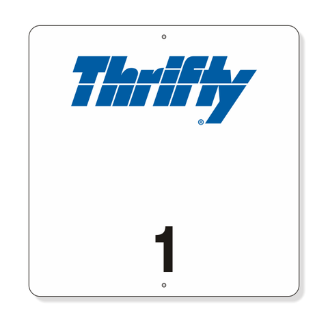 Thrifty 18" x 18" Parking Stall Sign (EA-28)