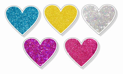 Special Occasions - Glitter Heart Add-Ons