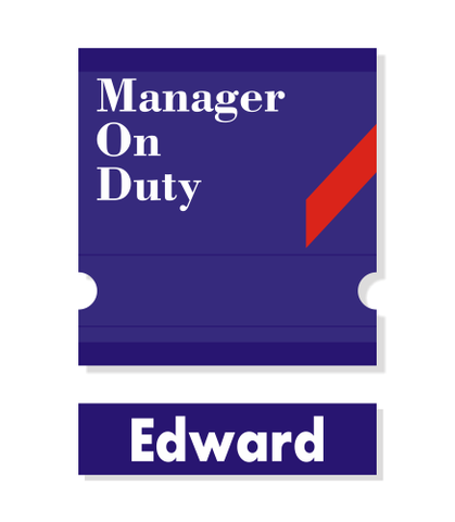 Dollar Manager on Duty with Stripe (KA-8)