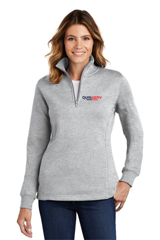 QualServ Sport-Tek® Ladies 1/4-Zip Sweatshirt (LST253)