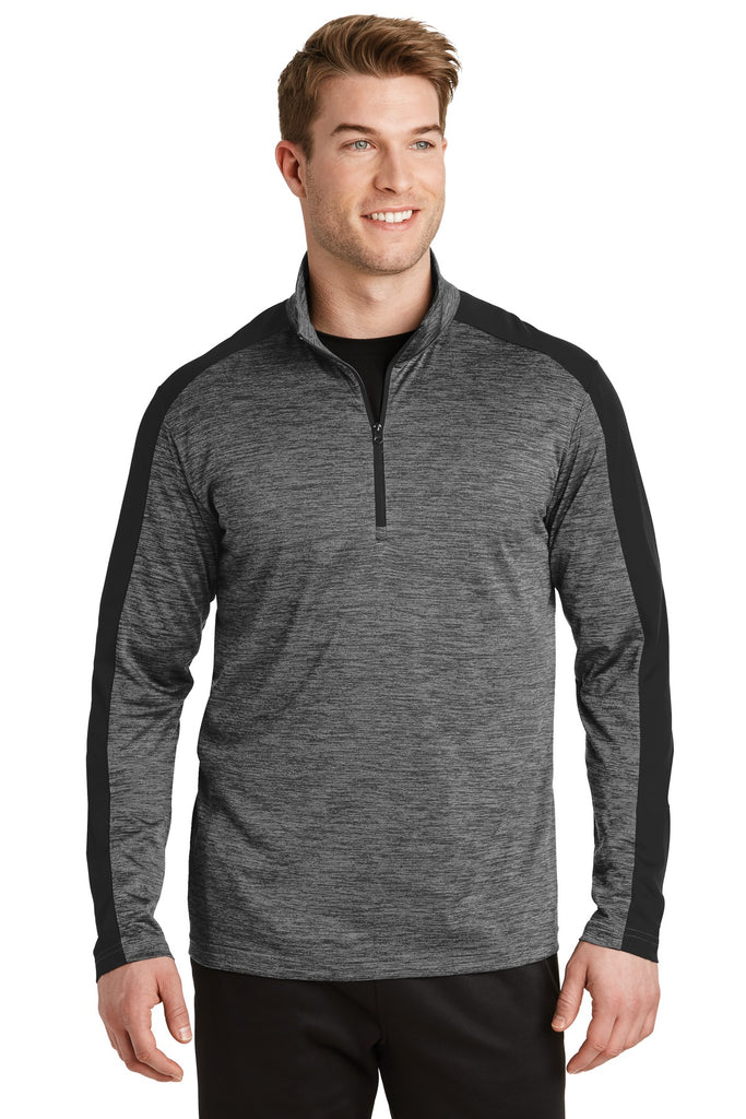 VGT Field - ST397 Sport-Tek® PosiCharge® Electric Heather Colorblock 1/4-Zip Pullover