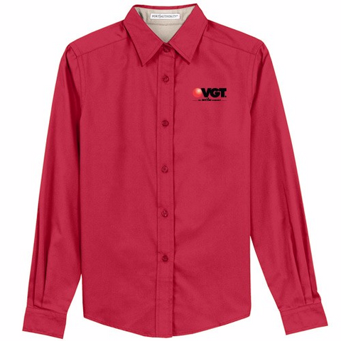 VGT Port Authority Ladies' Easy Care Long Sleeve Shirt  (L608)